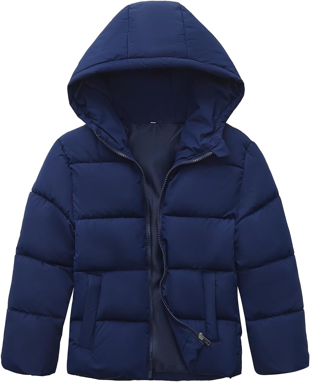 HOOD CREW Kids Boy’s Winter Coat Windproof Hooded Puffer Jackets Warm Outerwear Parka Padded Jacket