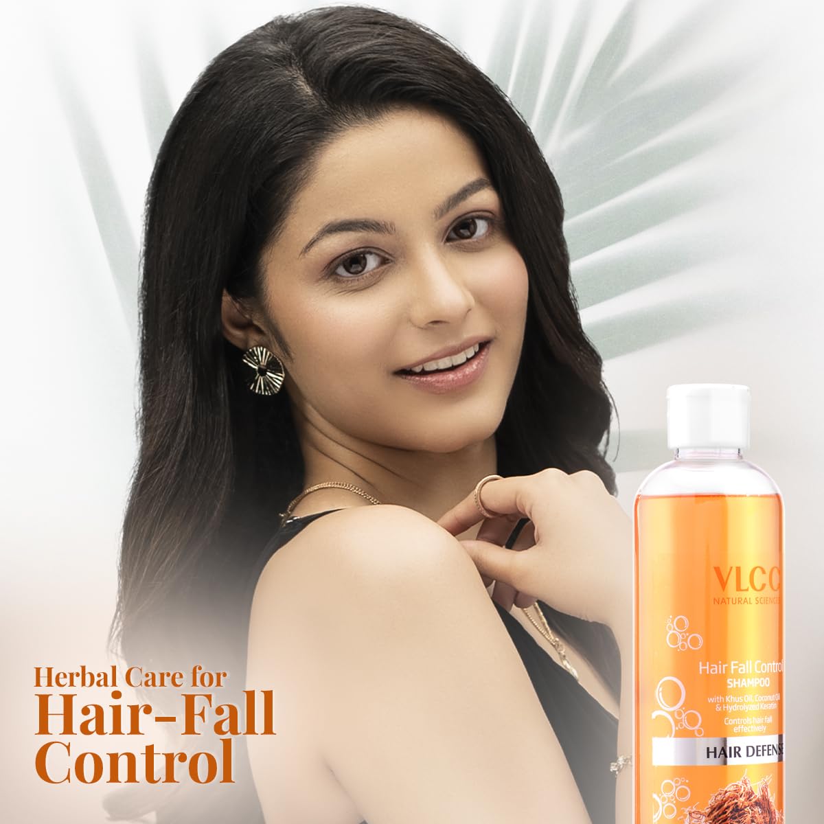 VLCC Hair Fall Control Shampoo | With Khus Oil, Hydrolyzed Keratin And Coconut Oil | 700Ml (25.36 Ounce) Pack of 2 - Image 2