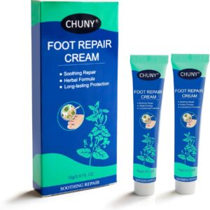 CHUNY Foot Cream for Cracked Heels Cream – Extra Strength for Cracked Heels, Dry Skin & Itchy Feet – Soothes Burning, Scaling & Irritation for Men and Women