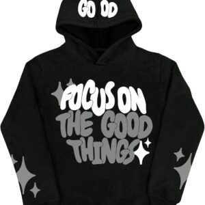 SHENHE Men’s Letter Graphic Hooded Sweatshirt Slogan Print Casual Pullover Top Streetwear
