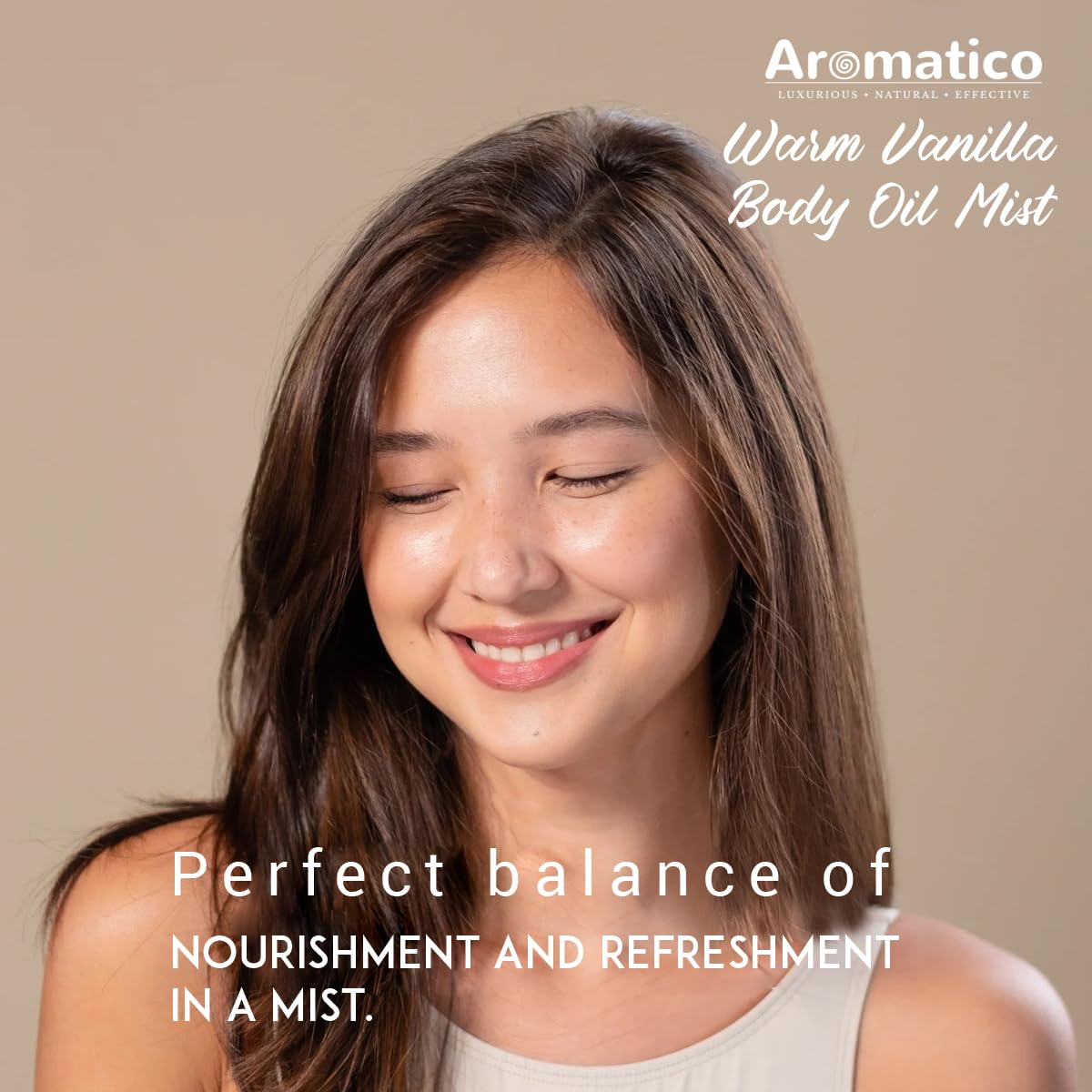 Aromatico Warm Vanilla Body Oil Mist for Women – 7 fl oz | Lightweight, Non-Sticky, Spray-on formula for Daily use After Shower | Moisturized, Soft, Glowing Skin | Cozy, Creamy Vanilla Scent - Image 6