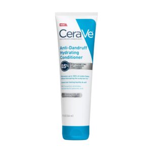 CeraVe Hydrating Anti Dandruff Conditioner, 0.5% Pyrithione Zinc Dandruff Treatment With Ceramides, Hyaluronic Acid & Niacinamide, Helps Eliminate Flakes & Reduce Itchy Scalp, Sulfate Free Conditioner | Hydrating