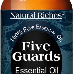 Natural Riches Five Guards Essential Oil Blend for Health Shield Aromatherapy with Clove Cinnamon Lemon Rosemary Eucalyptus Oil – 30ml