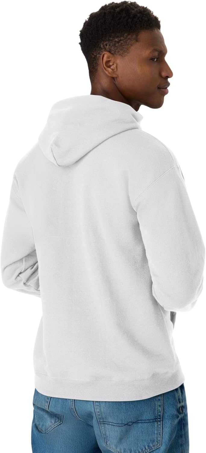 Hanes Men's EcoSmart Hoodie, Midweight Fleece, Pullover Hooded Sweatshirt - Image 2
