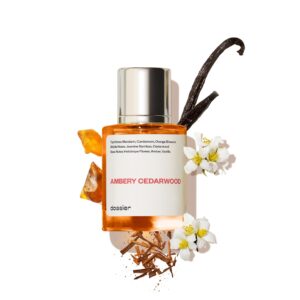 Dossier – Ambery Cedarwood – Eau de Parfum – Perfume Luxury – Pure Infused – Paraben-Free – Vegan – For Women – Fragrance 1.7 oz (Spray 50ml)