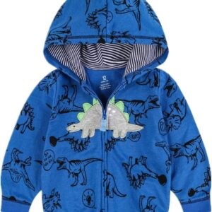 Popshion Toddler Boys Sweatshirt Cotton Lightweight Kids Winter Warm Sweater Crewneck Pullover Tops