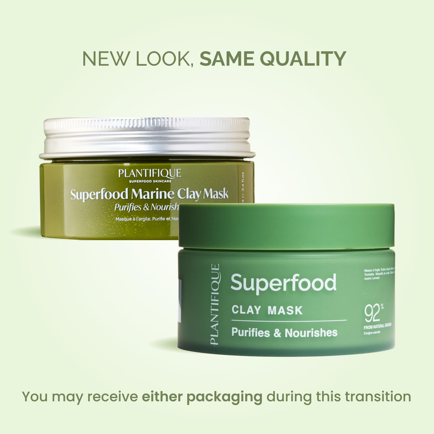 PLANTIFIQUE Korean Skincare Clay Mask – Hydrating Mud Mask with Avocado & Superfoods, Dermatologist-Tested for Face & Body – Vegan, 3.4 Oz/100ml - Image 7