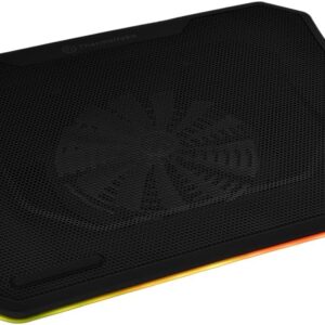 Thermaltake Massive 20 RGB Steel Mesh Panel Single 200mm Fan 10″‐19″ Laptop Notebook Cooling Pad CL‐N014‐PL20SW‐A