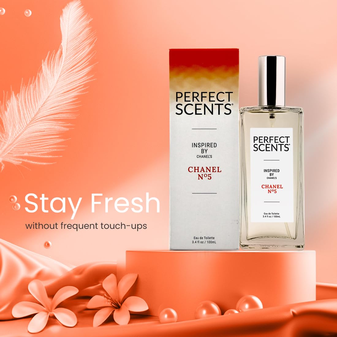 Perfect Scents Fragrances, Inspired by Chanel’s No. 5, Women’s Eau de Toilette, CLEAN, Vegan, Paraben-Free, Phthalate-Free, Never Tested on Animals, 3.4 Fluid Ounces - Image 7