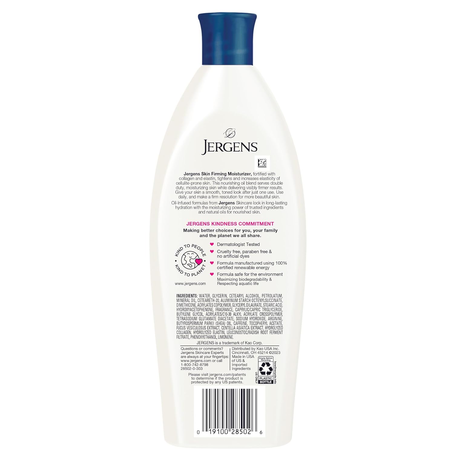 Jergens Skin Firming Body Lotion for Dry to Extra Dry Skin, Skin Tightening Cream with Collagen and Elastin, Dermatologist Tested, Hydralucence Blend Formula, 16.8 Oz - Image 9