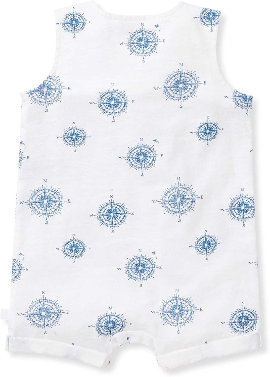 Burt's Bees Baby Baby Boys' Sleeveless Romper, 100% Organic Cotton, One-piece Outfit Boy Clothes - Image 2