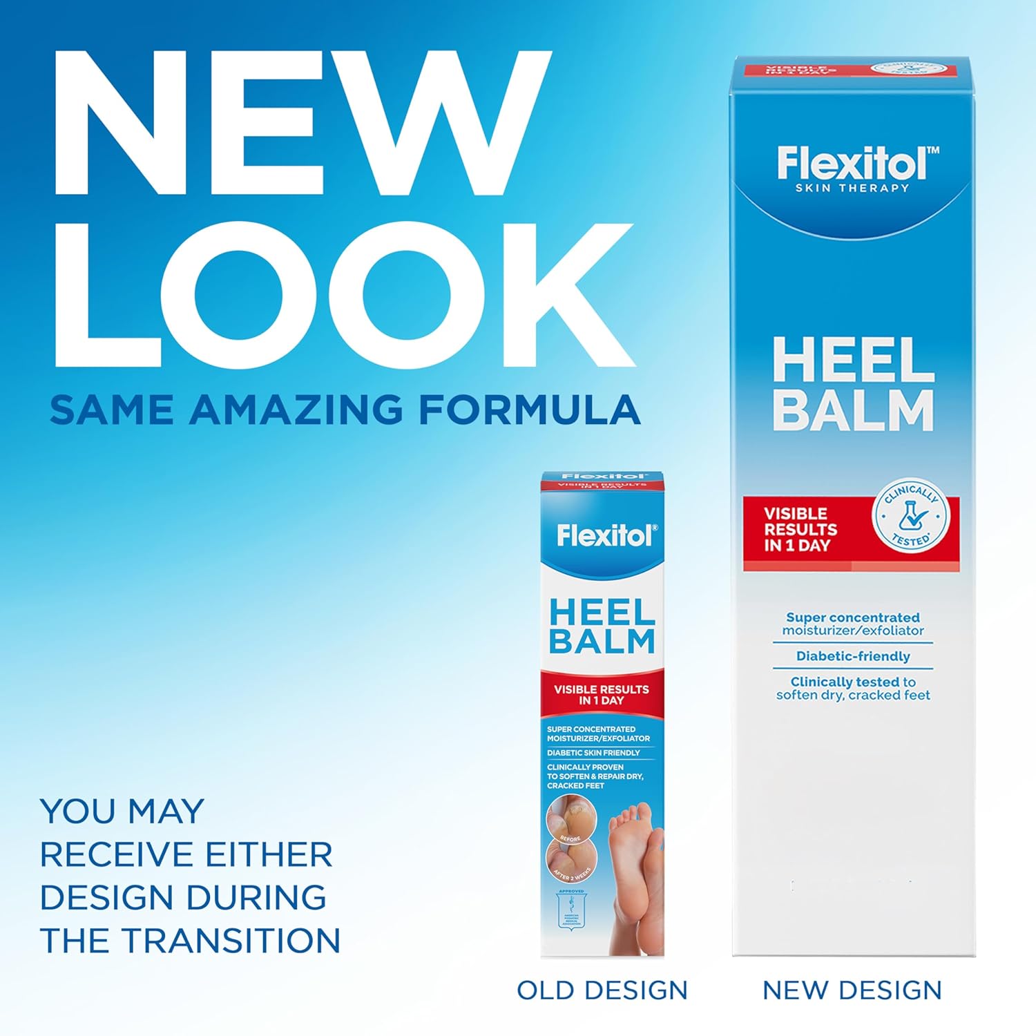 Flexitol Heel Balm, Cracked Heel Cream & Foot Balm, Intensive Hydration for Dry, Rough Feet & Heels, Urea-Based Moisturizing Cream, 4 oz Tube - Image 2
