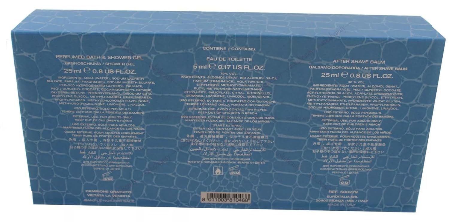 Versace Man Eau Fraiche By Gianni Versace For Men Edt .17 Oz Mini & After Shave Balm .8 Oz Mini & Shower Gel .8 Oz Mini - Image 6