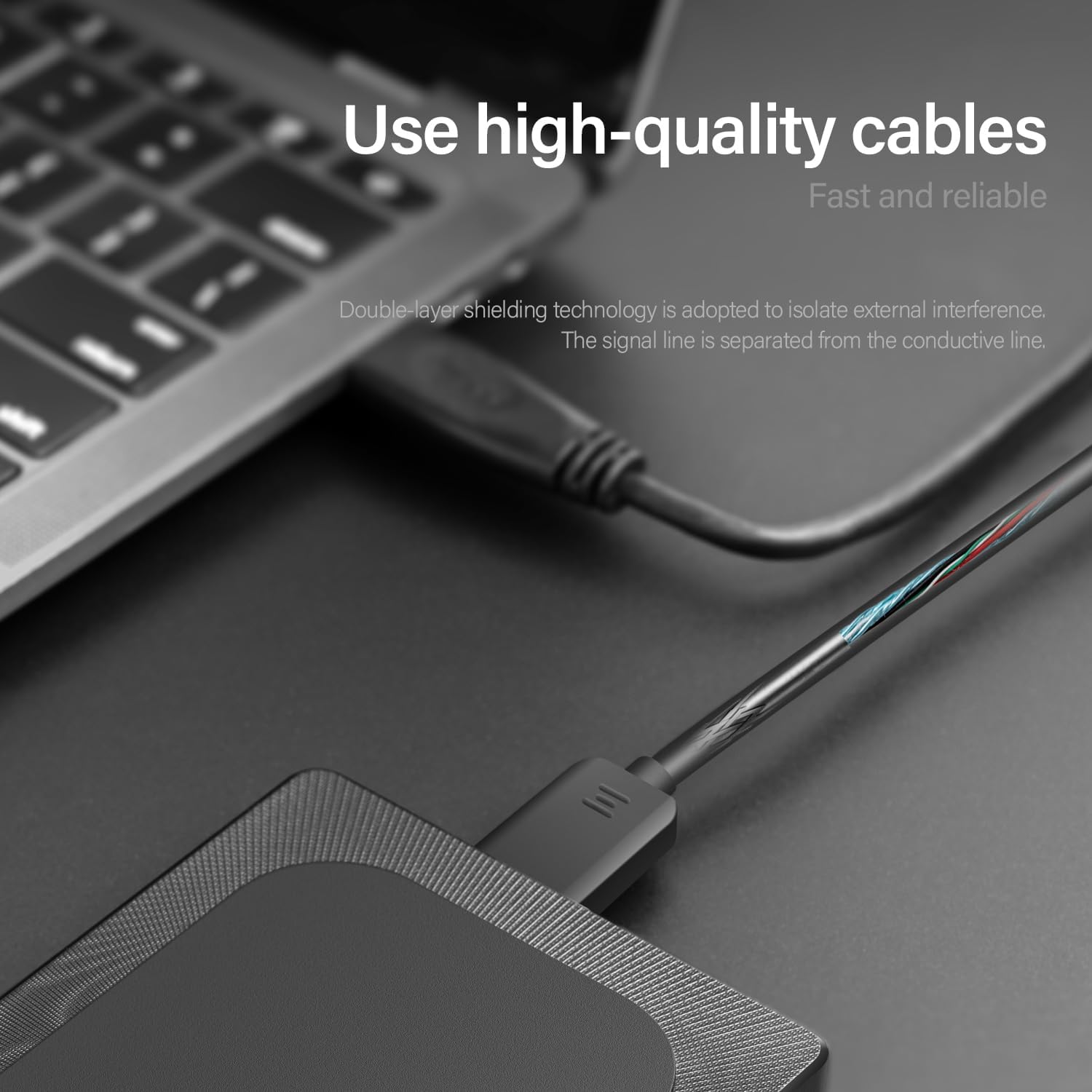 Aiolo Innovation 500GB External Hard Drive Ultra Slim Portable HDD-USB 3.0 for PC, Mac, Laptop, PS4, Xbox one,Xbox 360 HD-A4 - Image 7