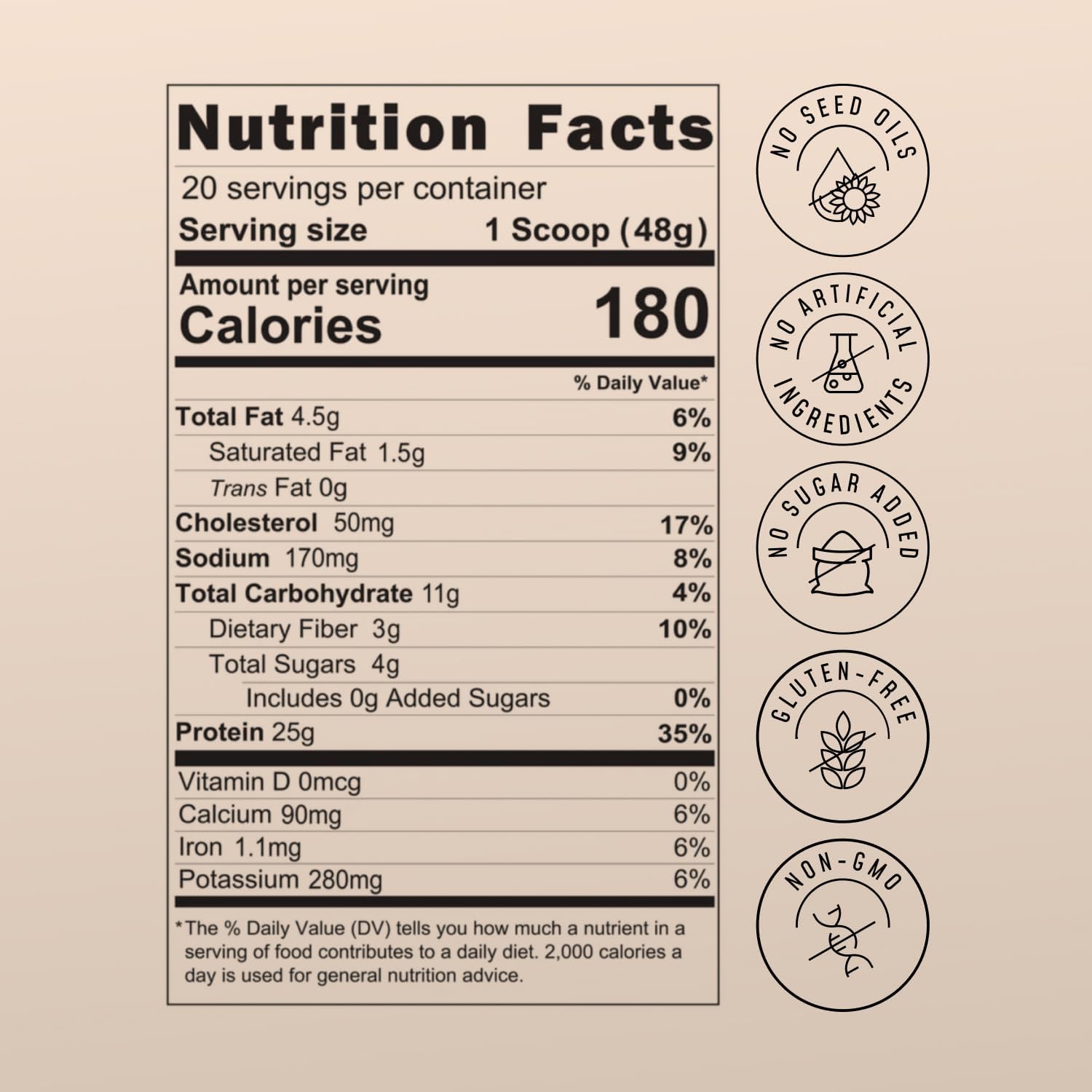 FlavCity Chocolate All in One Protein Shake Powder - On the Go Meal Alternative + Collagen Peptides, Reishi & Cordyceps - Focus, Skin, Hair & Joint Support - 100% Grass Fed Whey, 20 Servings - Image 7