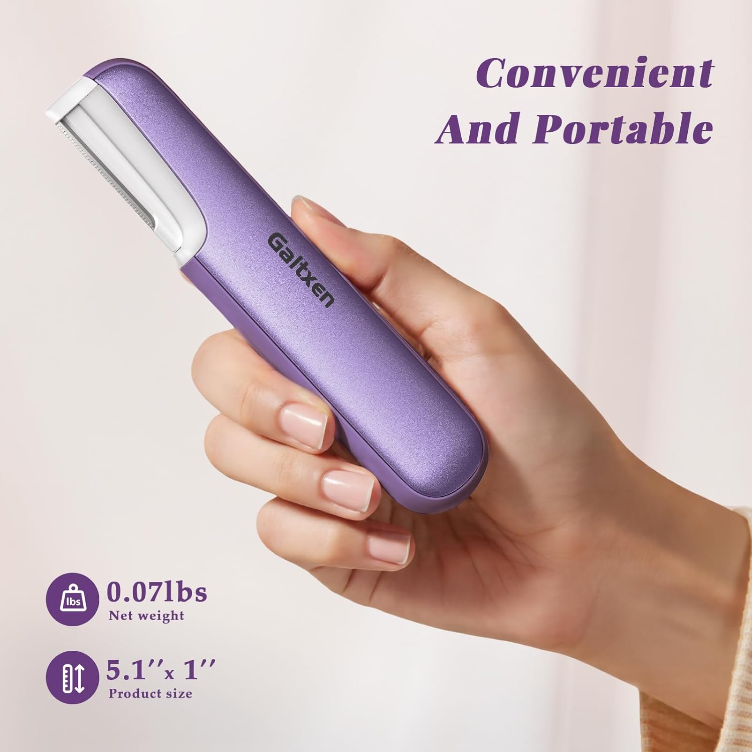 Dermaplaning Tool for Women - Facial Exfoliation & Peach Fuzz Hair Removal with Rechargeable Sonic Edge Technology, 10 Refill Blades - Image 7