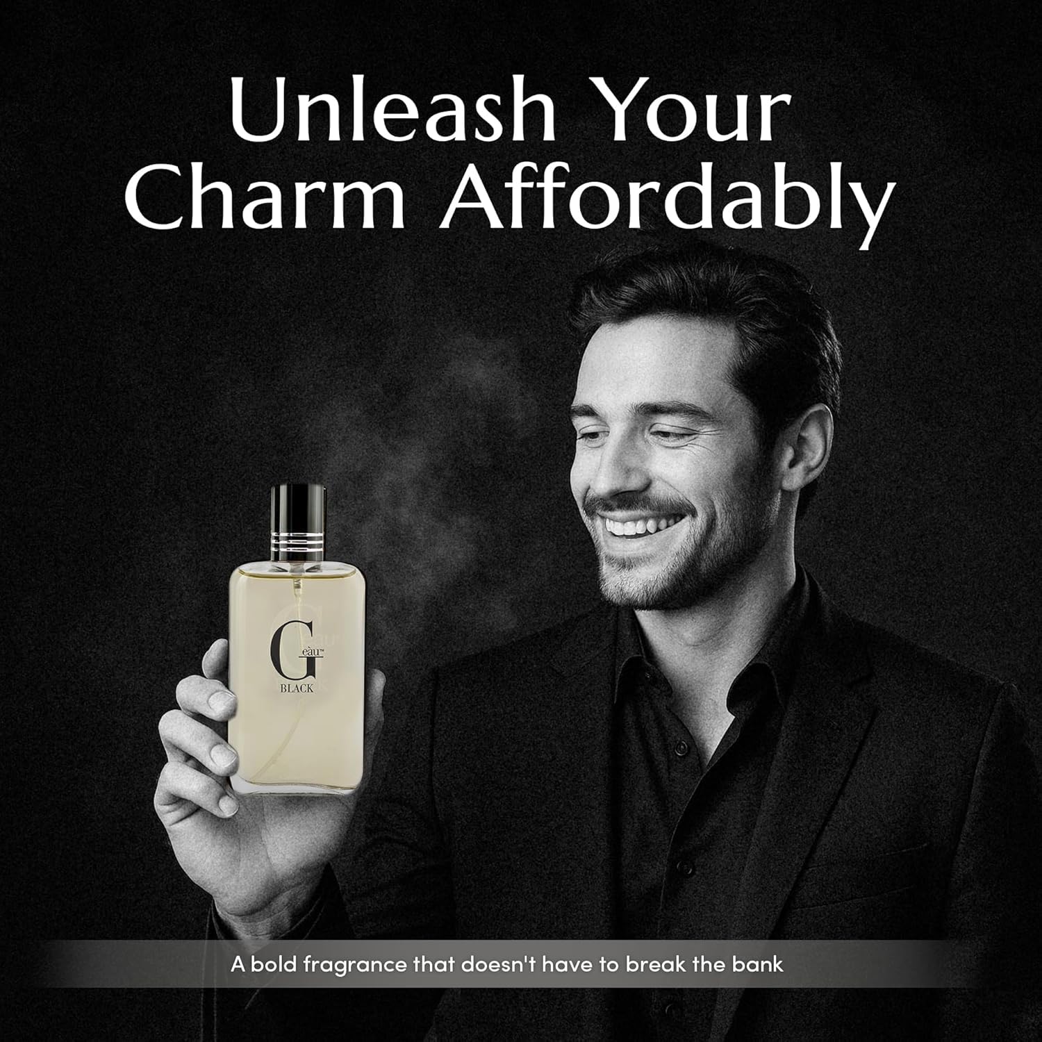 PB ParfumsBelcam G eàu Black Eau De Toilette Spray for Men – 100 mL Affordable, Long-Lasting Fresh Aquatic Fragrance & Spicy Aquatic Scent with Sandalwood & Patchouli for Day & Night Use - Image 5