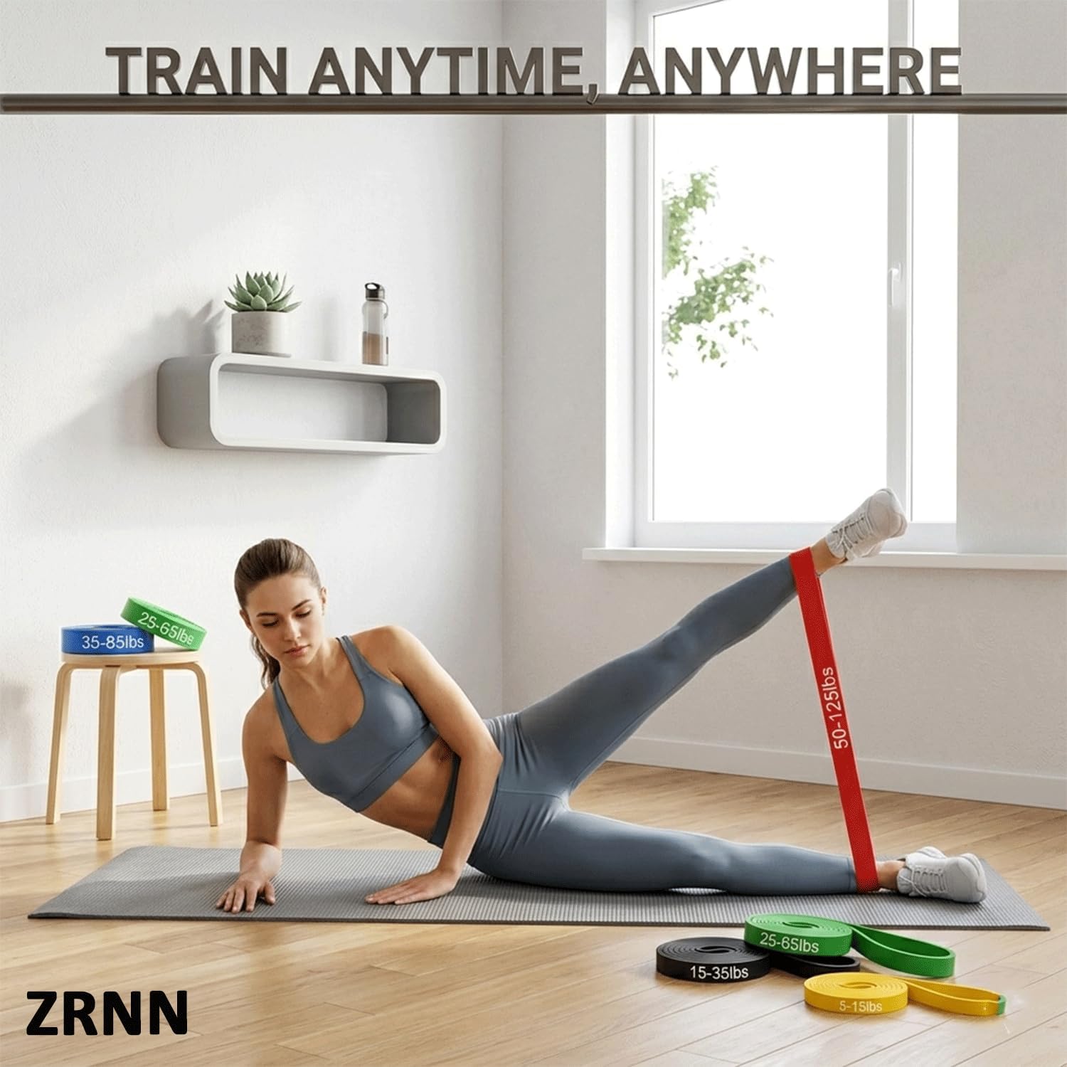 Resistance Bands, Pull Up Assistance Bands Set for Men & Women, Exercise Workout Bands for Working Out, Pull Up Bands, Body Stretching, Physical Therapy, Muscle Training - Image 4