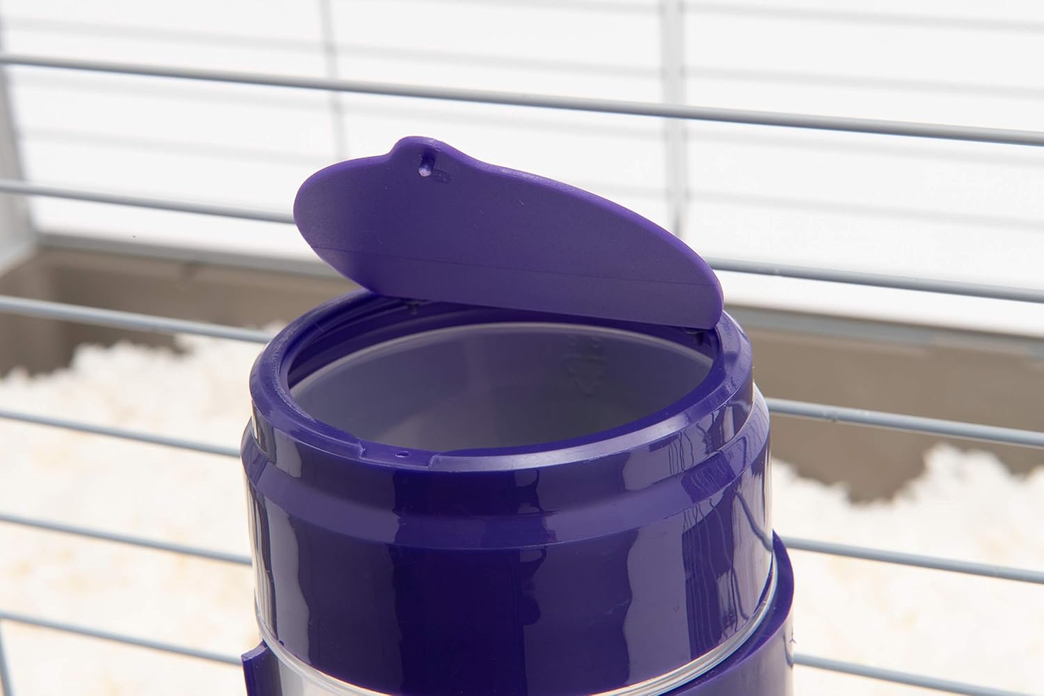 Lixit® Lever Valve Top Fill No Drip Water Bottles for Rabbits, Chinchillas, Ferrets, Guinea Pigs and Adult Rats (Purple (Pack of 1), 32 Ounce) - Image 3
