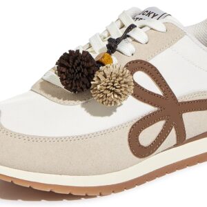LUCKY STEP Women’s Fashion Sneakers Trendy Stylish Low Top Classic Retro Casual Ladies Comfortable Running Walking Shoes