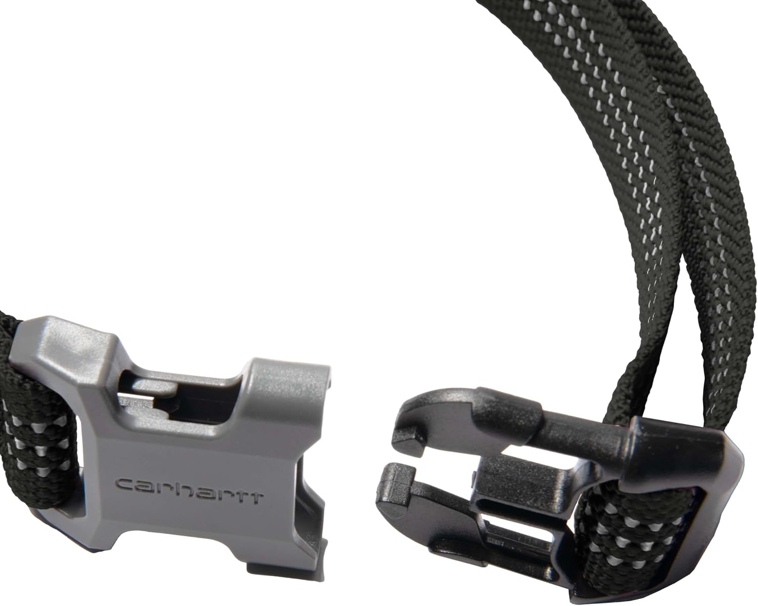 Carhartt Nylon Webbing Dog Collar, Fully Adjustable W/Durable Side Release Buckle and Reflective Stitching, Black, Medium - Image 6