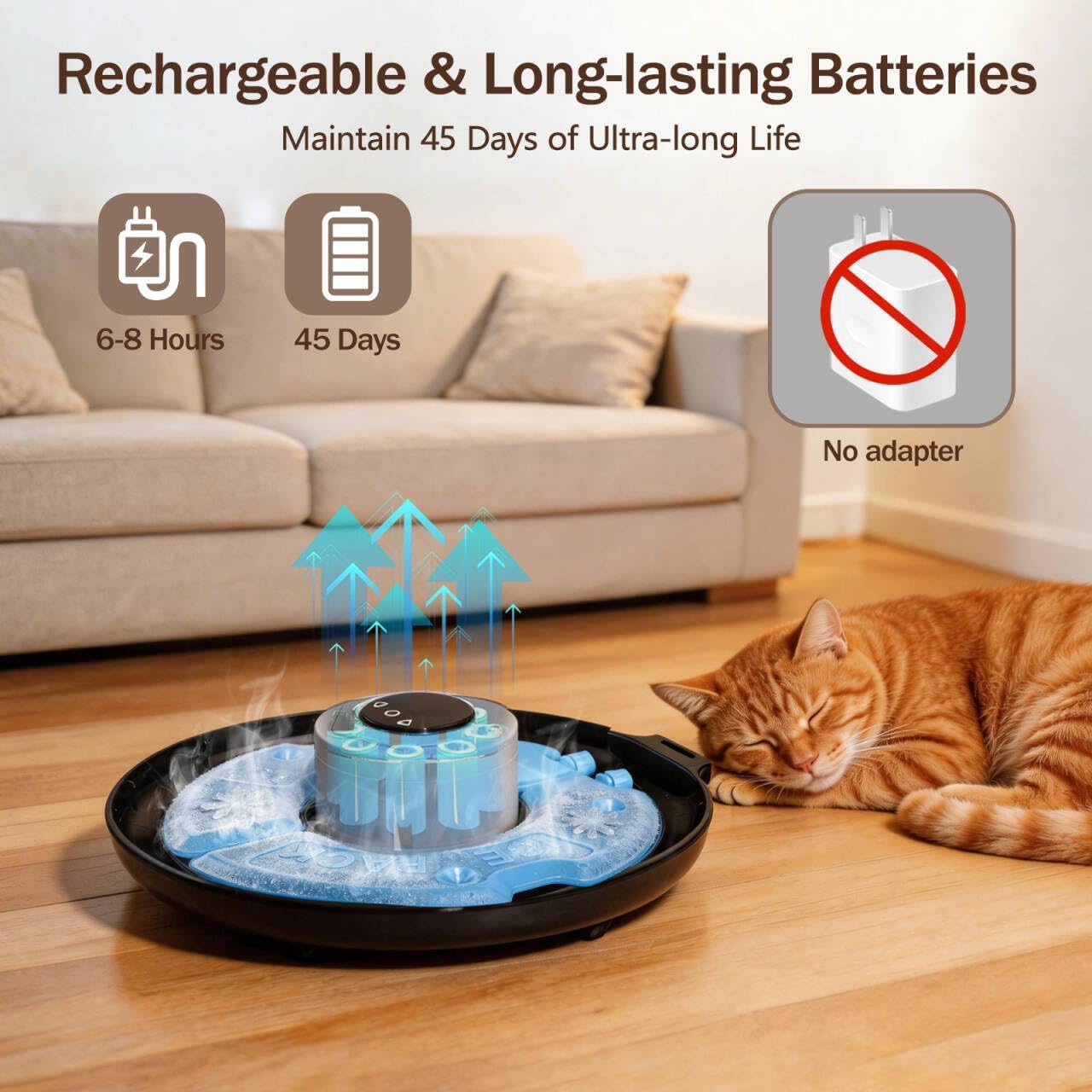 Automatic Wet Food Cat Feeder, Auto Refrigerated Wet Foods Feeder for Cats Dogs 6 Meal Timed Fresh Foods Dispenser with 2 Ice Packs Automatic Cat Dog Food Stainless Steel Bowl for Kitty Puppy Cat Dog - Image 4