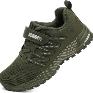 KUBUA Kids Sneakers for Boys Girls Running Tennis Shoes Lightweight Breathable Sport Athletic