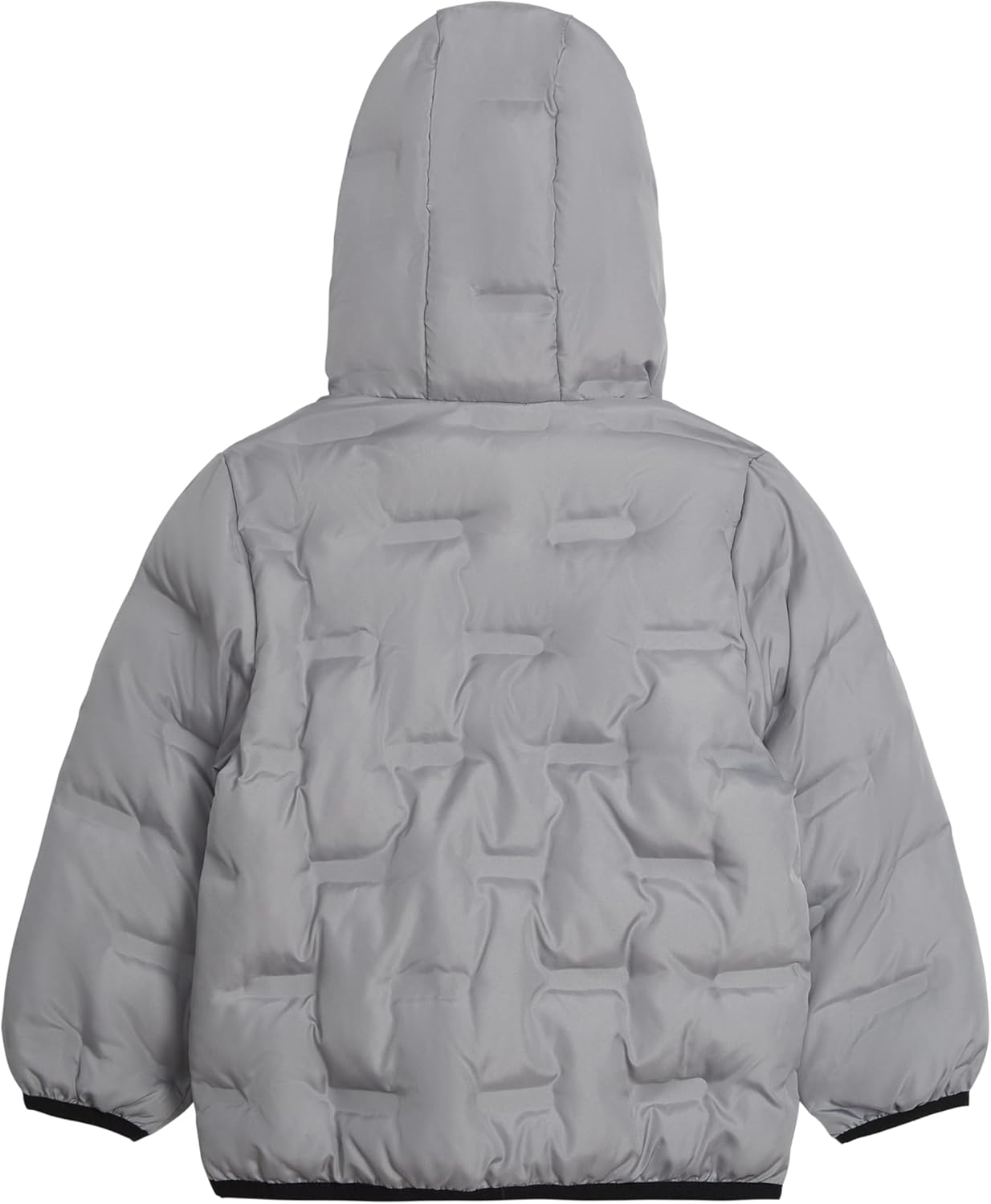 LONDON FOG girls Midweight Quilted Puffer Jacket Hooded Coat - Image 3