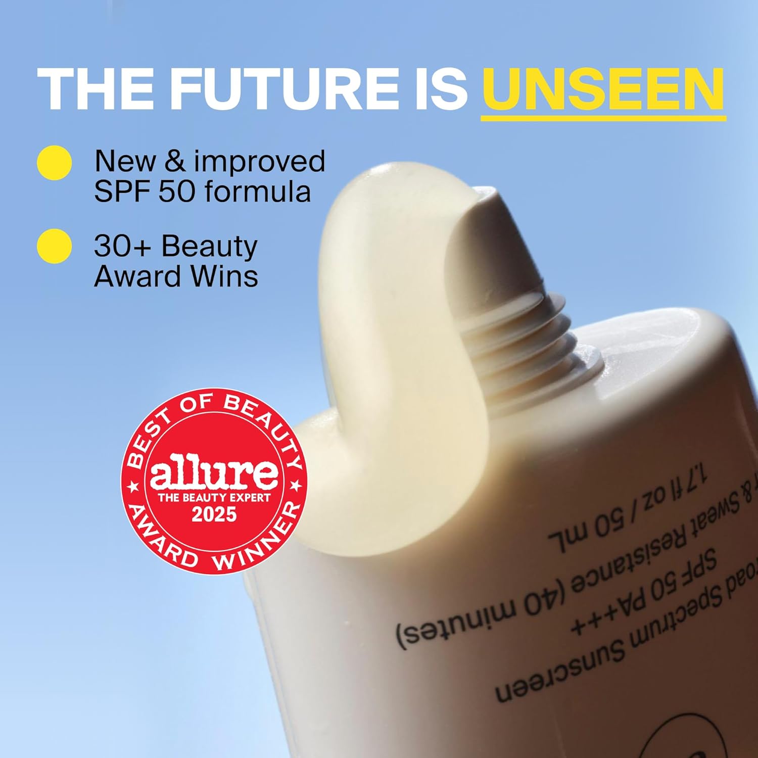 Supergoop! Unseen Sunscreen - Clear & Invisible Face Sunscreen + Broad Spectrum + Makeup-Gripping Primer - Weightless, Scentless, Oil Free - For All Skin Types & Tones - Image 5