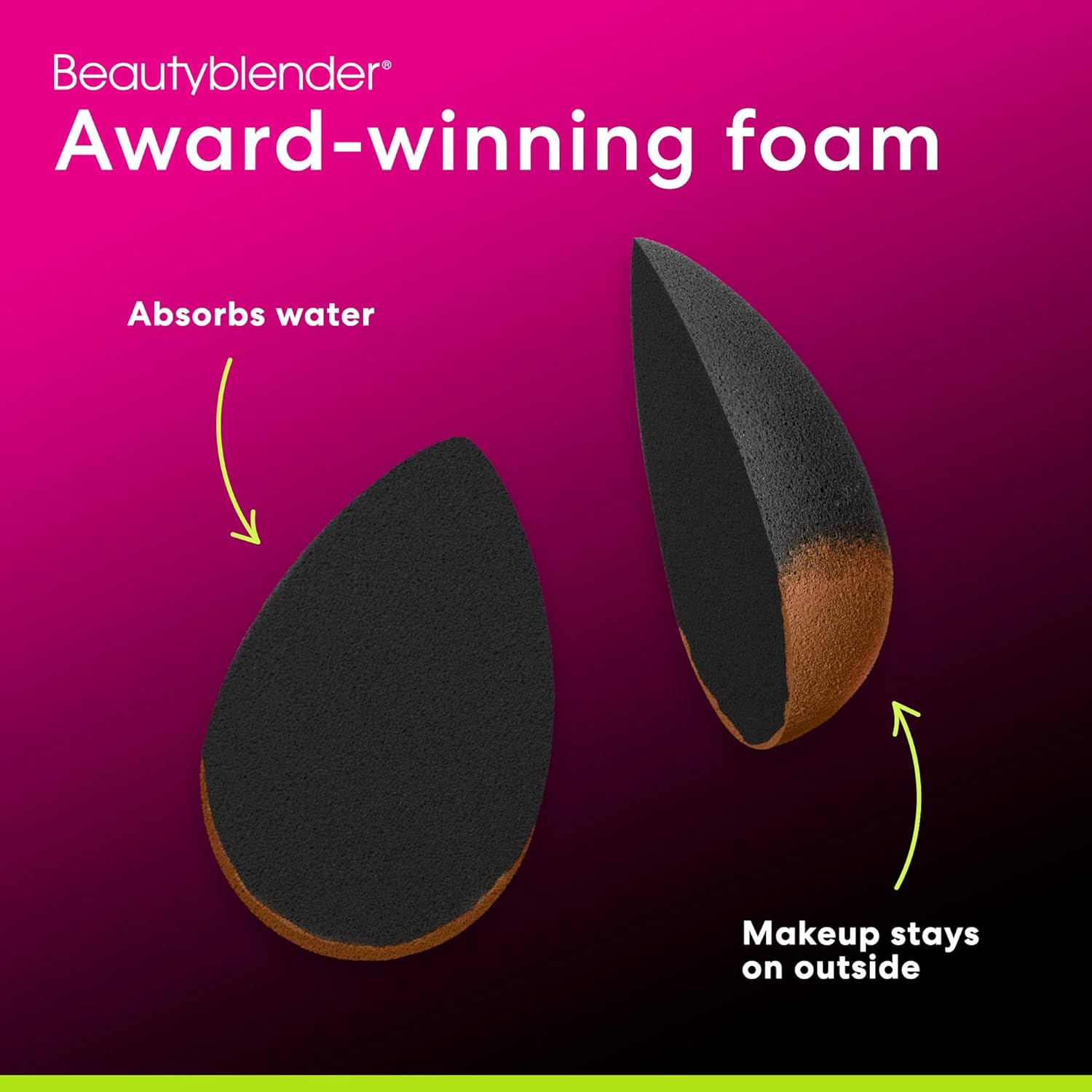 Beautyblender® | Micro Mini Pro Black Beauty Blender Makeup Sponges, Super-Soft Foam Easily Blends Concealers & Highlighters, Made in USA, Reusable, Washable, Streak Free Application, 2 Pack - Image 7