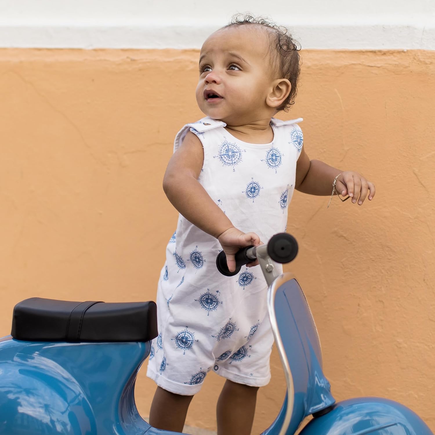 Burt's Bees Baby Baby Boys' Sleeveless Romper, 100% Organic Cotton, One-piece Outfit Boy Clothes - Image 3