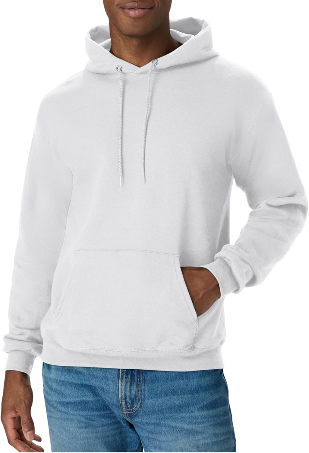 Hanes Men's EcoSmart Hoodie, Midweight Fleece, Pullover Hooded Sweatshirt