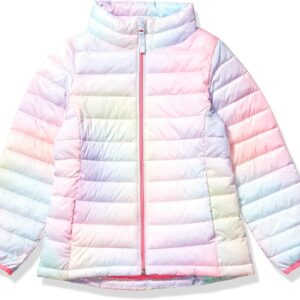 Amazon Essentials girls Light-weight Water-resistant Packable Mock Puffer Jackets