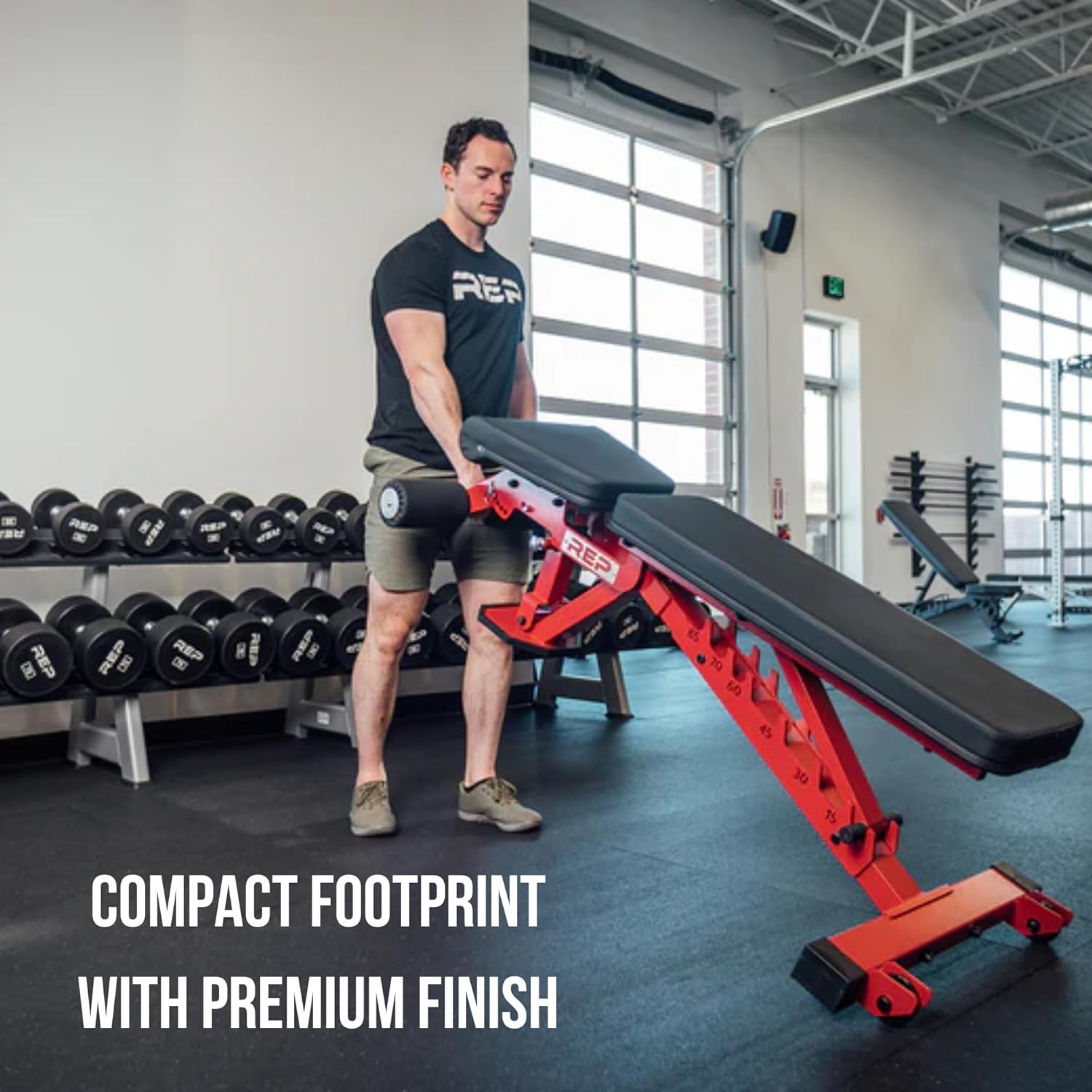 Rep Fitness Adjustable Bench – AB-3000 FID – Flat/Incline/Decline - Image 8