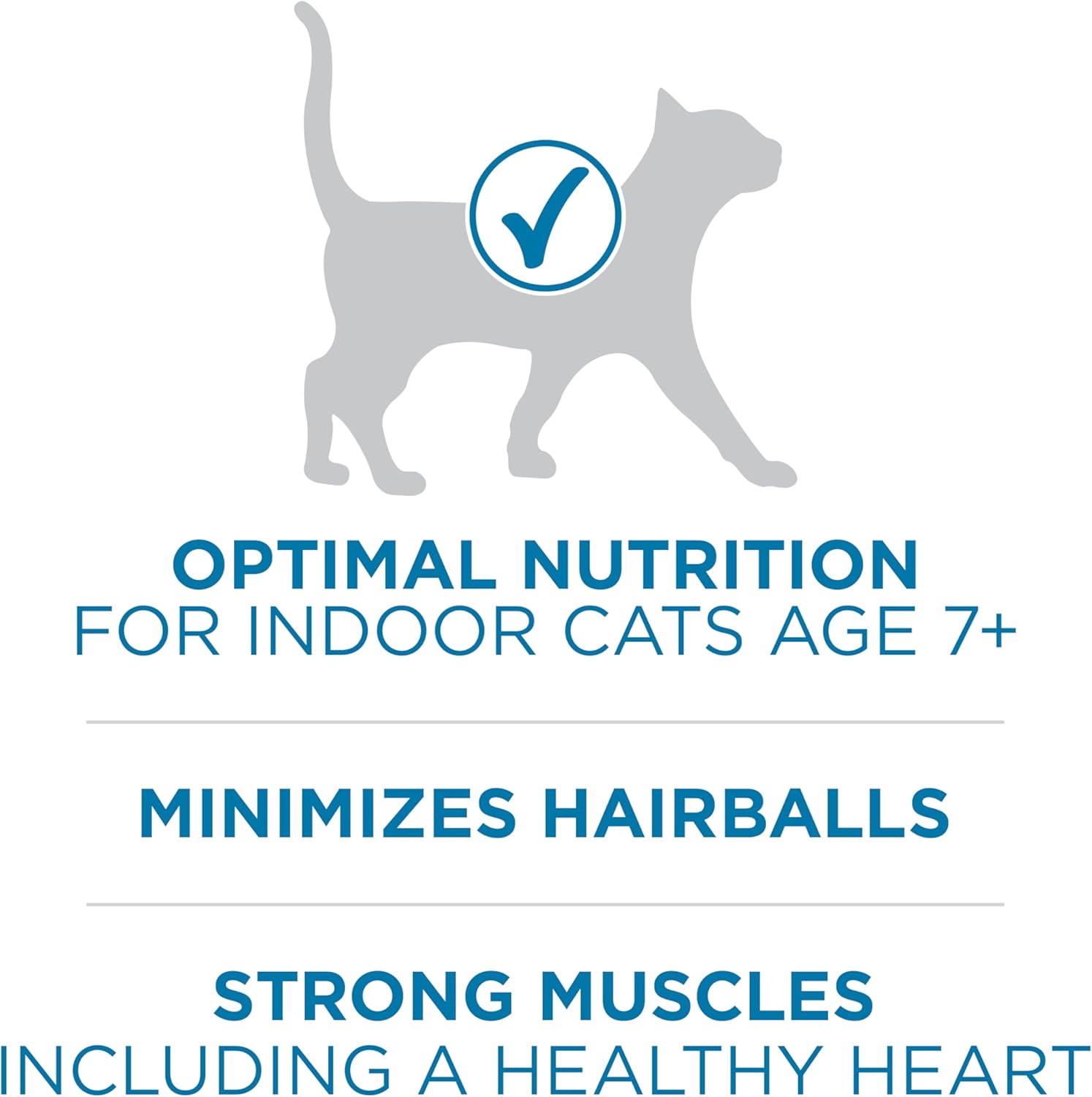 Purina ONE High Protein, Natural Senior Dry Cat Food, Indoor Advantage Senior+ - 7 Lb. Bag - Image 3