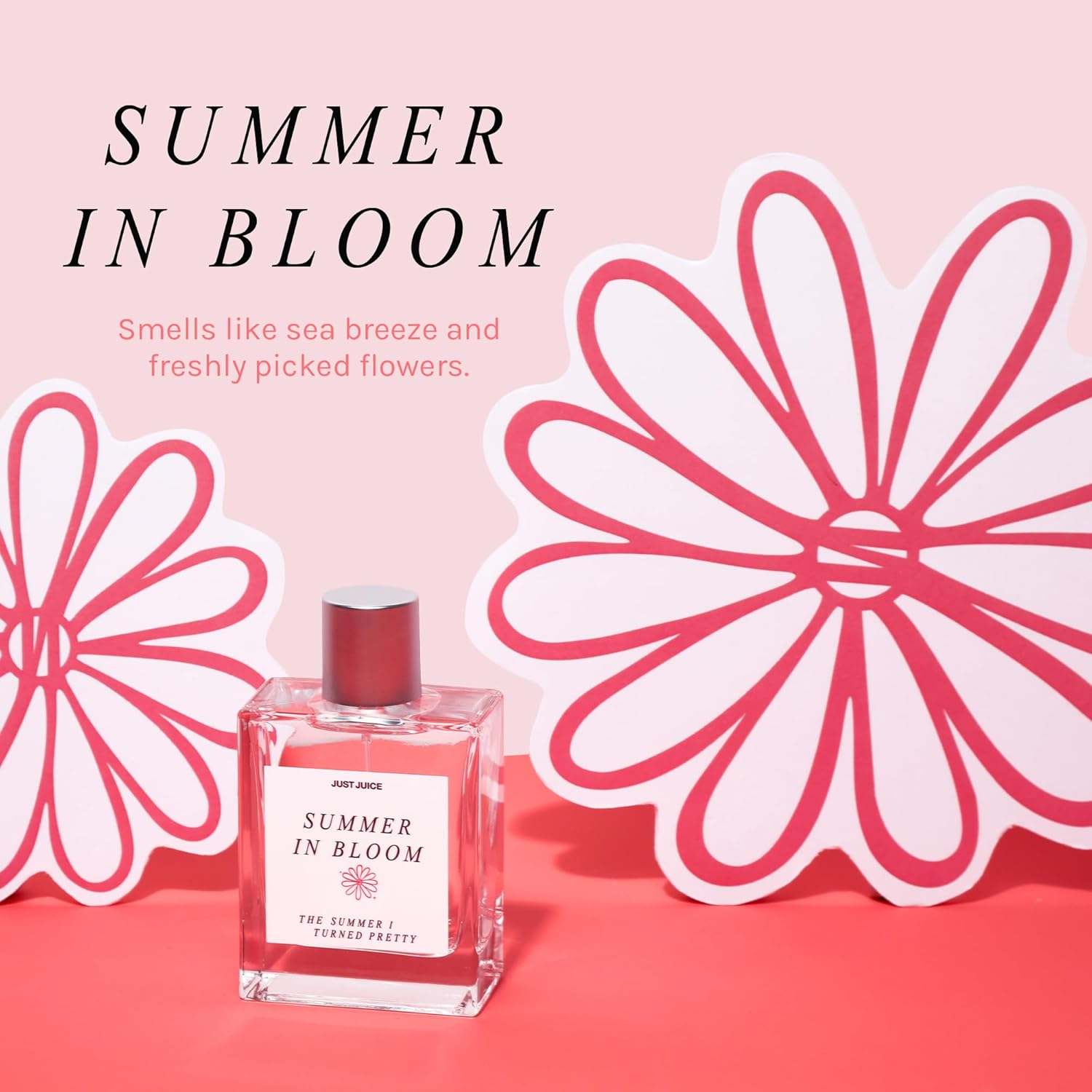 Just Juice - The Summer I Turned Pretty Summer in Bloom - Fresh, Sun-Kissed Floral Perfume for Women and Men - 0.3 oz - Image 2
