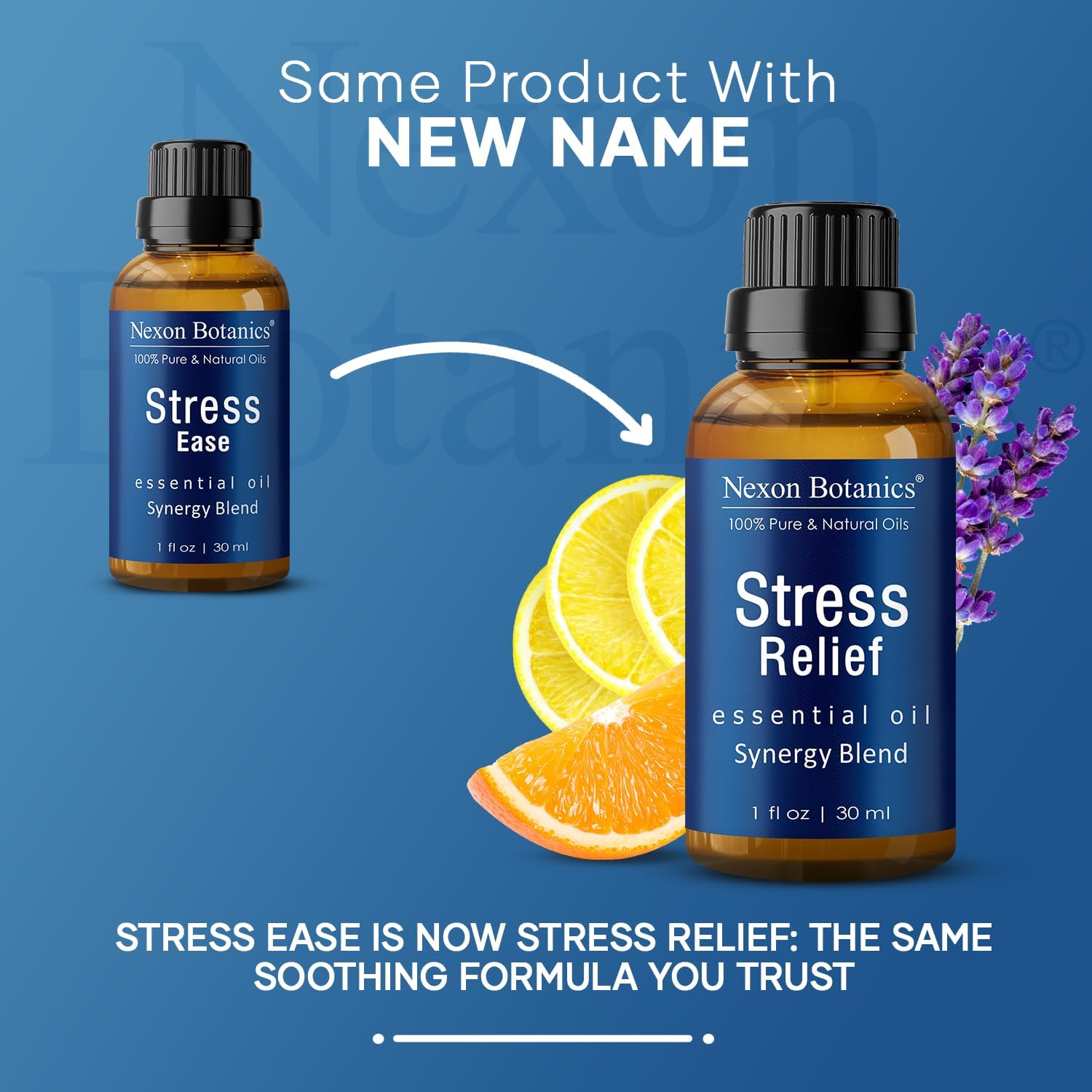 Stress Relief Essential Oil Blend 30 ml - Stress Relief & Calm Essential Oil for Diffusers & Aromatherapy - Promotes Relaxation & Rest - Nexon Botanics - Image 5