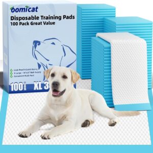 Puppy Pads XL 100 Count, Dog Pee Pads Extra Large, 34″x28″ Pee Pads for Dogs, X-Large Disposable Dog Training Pads Super Absorbent&Leak-Proof, Quick-Dry Potty Piddle Pads for Doggy, Cats, Pet Supplies