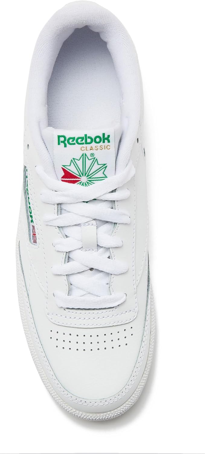 Reebok Club C 85 Mens Tennis Shoes, Casual Fashion White Sneakers for Men - Image 5