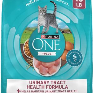Purina ONE High Protein Dry Cat Food, +Plus Urinary Tract Health Formula – 16 lb. Bag