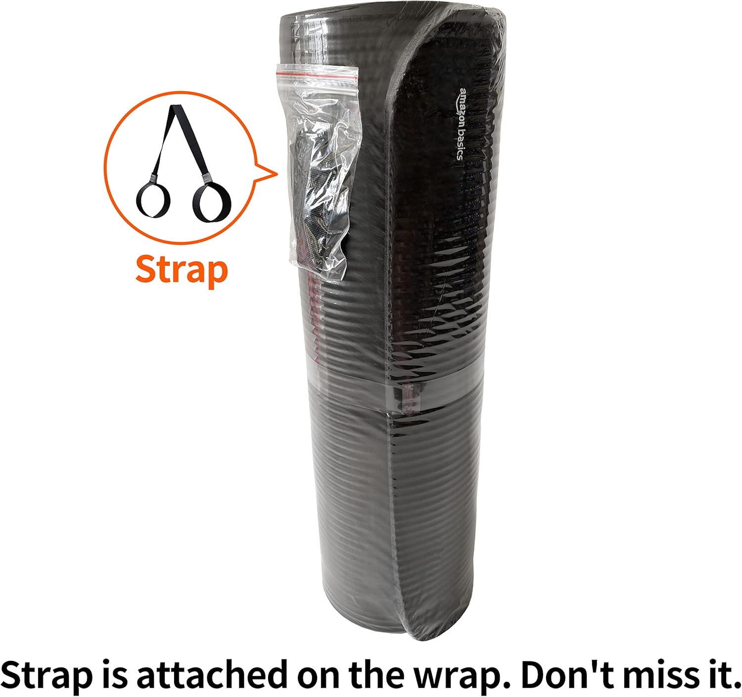 Amazon Basics Extra Thick Exercise Yoga Mat with Carrying Strap - Image 8