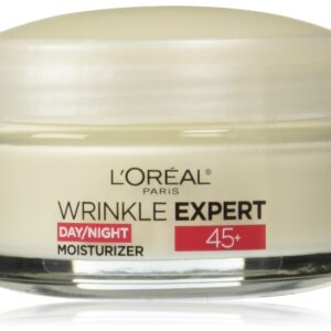 L’Oreal Paris Wrinkle Expert 45+ Anti-Aging Face Moisturizer with Retino-Peptide, Non-Greasy, Suitable for Sensitive Skin, 1.7 fl. Oz