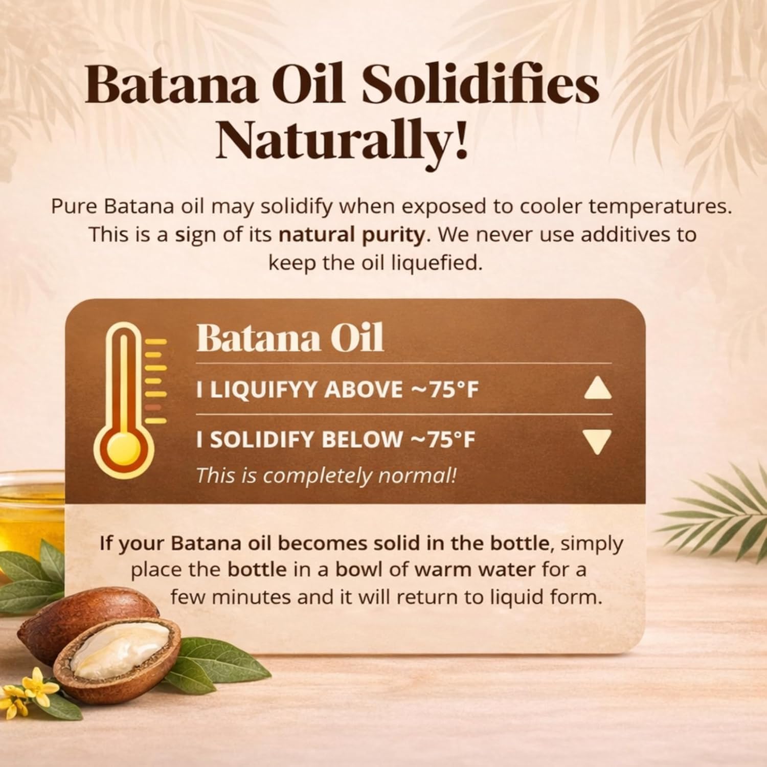 Batana Oil for Hair Growth – 100% Pure & Organic from Honduras – Cold-Pressed Treatment for Scalp & Hair – Strengthens, Thickens & Restores Natural Hair – 60ml/2 FL.OZ - Image 3