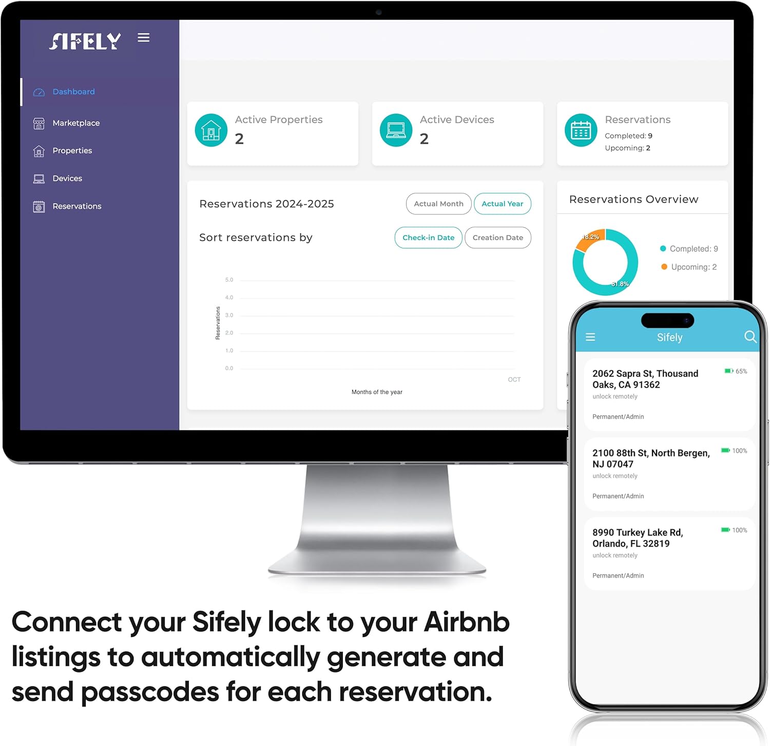 Fingerprint Smart Door Lock with Handle & Keypad – No More Lost Keys, Keyless Entry & Remote Access for Home, Kids, Airbnb & Rental Property, DIY Install, Alexa & Google Compatible - Image 4