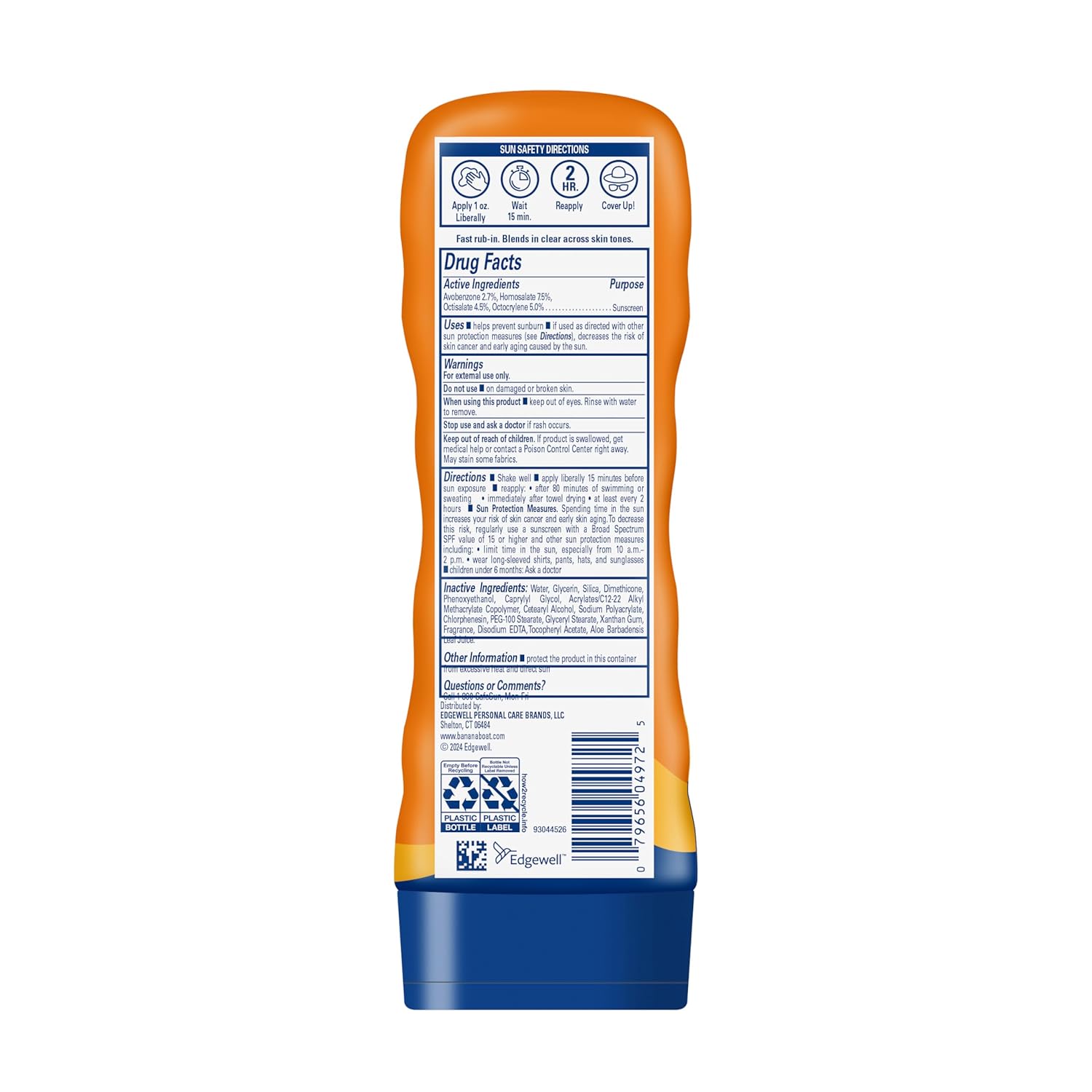 Banana Boat Sport Ultra SPF 50 Sunscreen Lotion, 8oz | Banana Boat Sunscreen SPF 50 Lotion, Oxybenzone Free, Sunblock, Water Resistant, 8oz - Image 3