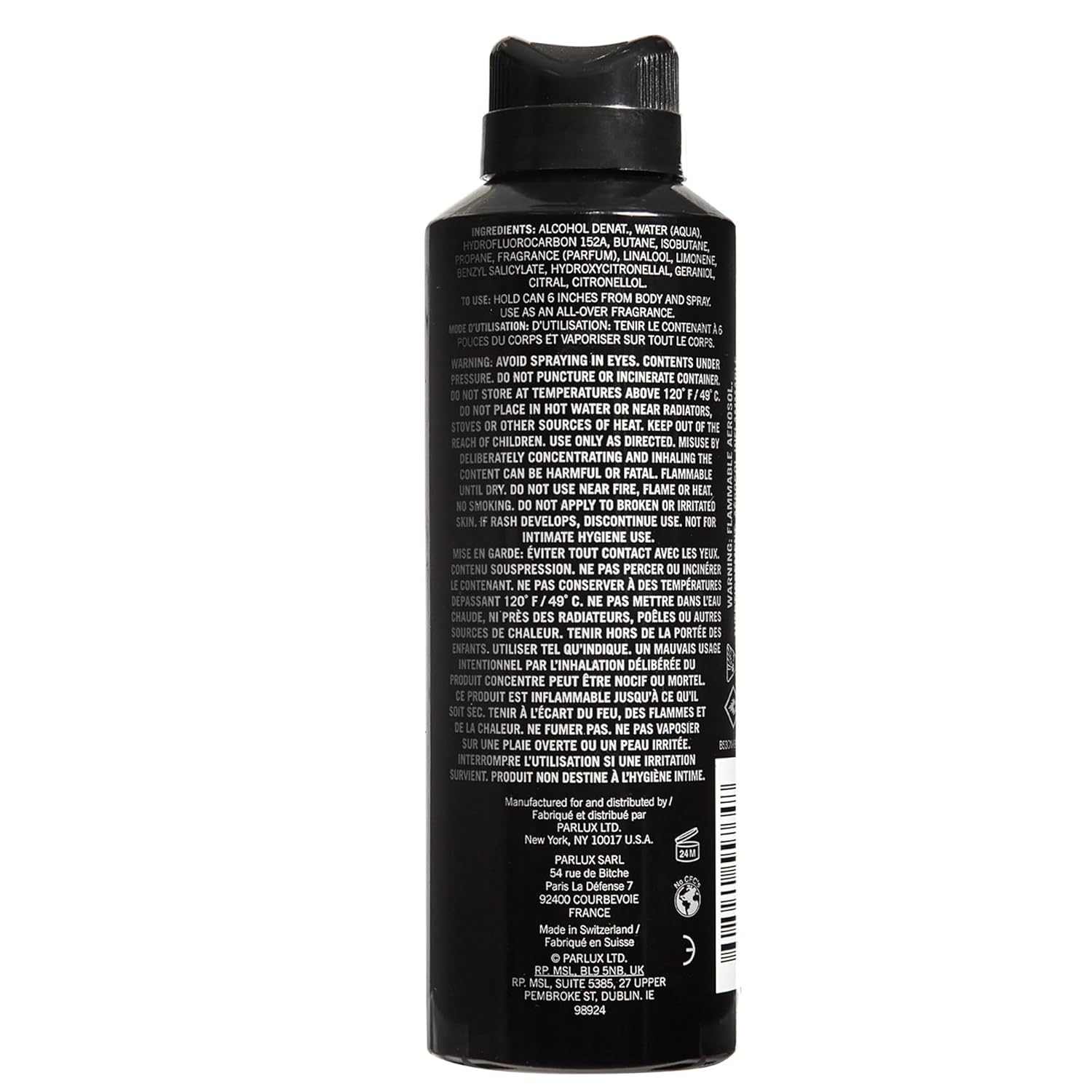Kenneth Cole Black All Over Body Spray for Men, Aromatic Woody Fragrance, Notes of Watermint, Mandarin, Cedar, and Musk, Long-Lasting Cologne, 6.0 Fl. Oz - Image 2