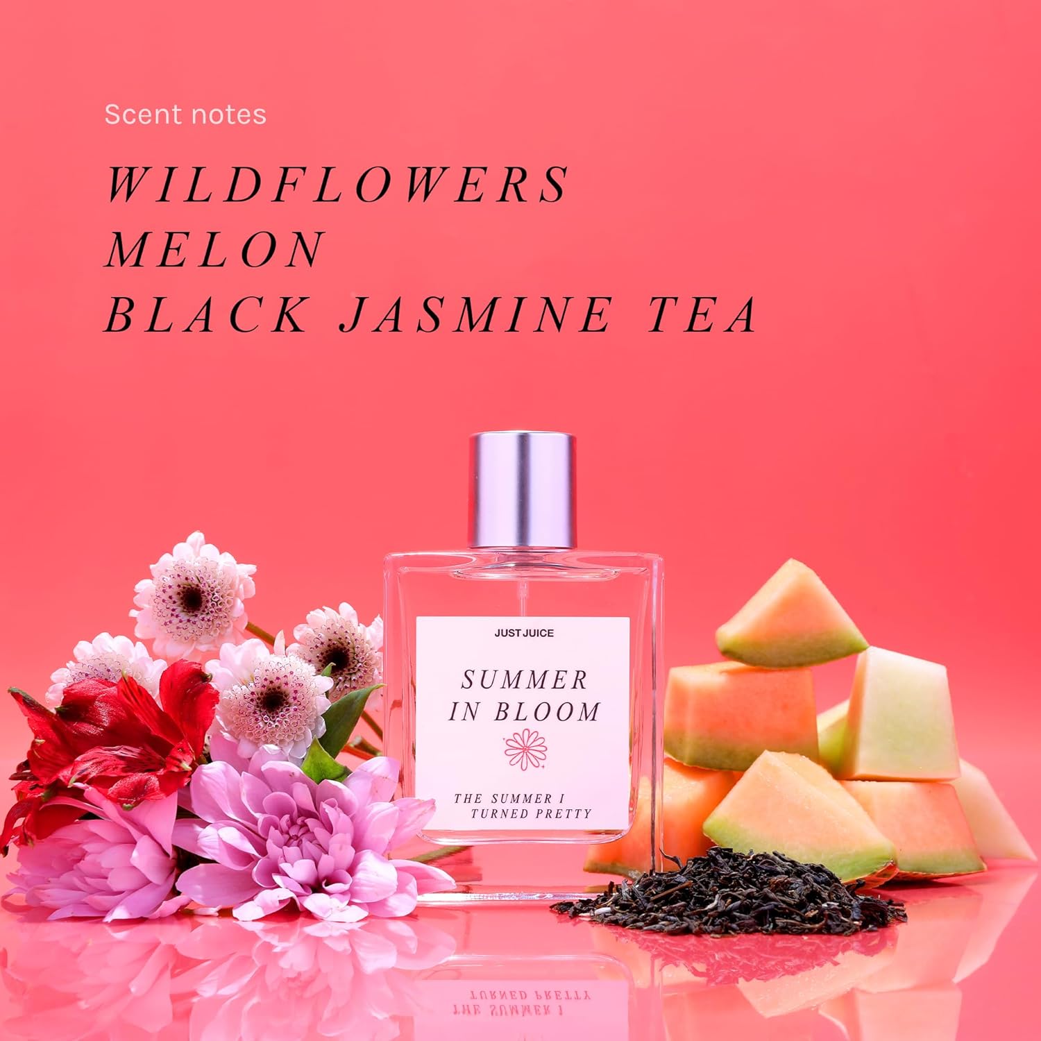 Just Juice - The Summer I Turned Pretty Summer in Bloom - Fresh, Sun-Kissed Floral Perfume for Women and Men - 0.3 oz - Image 3