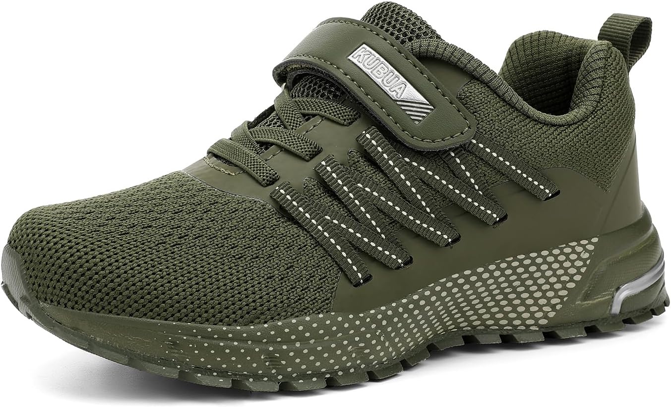 KUBUA Kids Sneakers for Boys Girls Running Tennis Shoes Lightweight Breathable Sport Athletic - Image 2