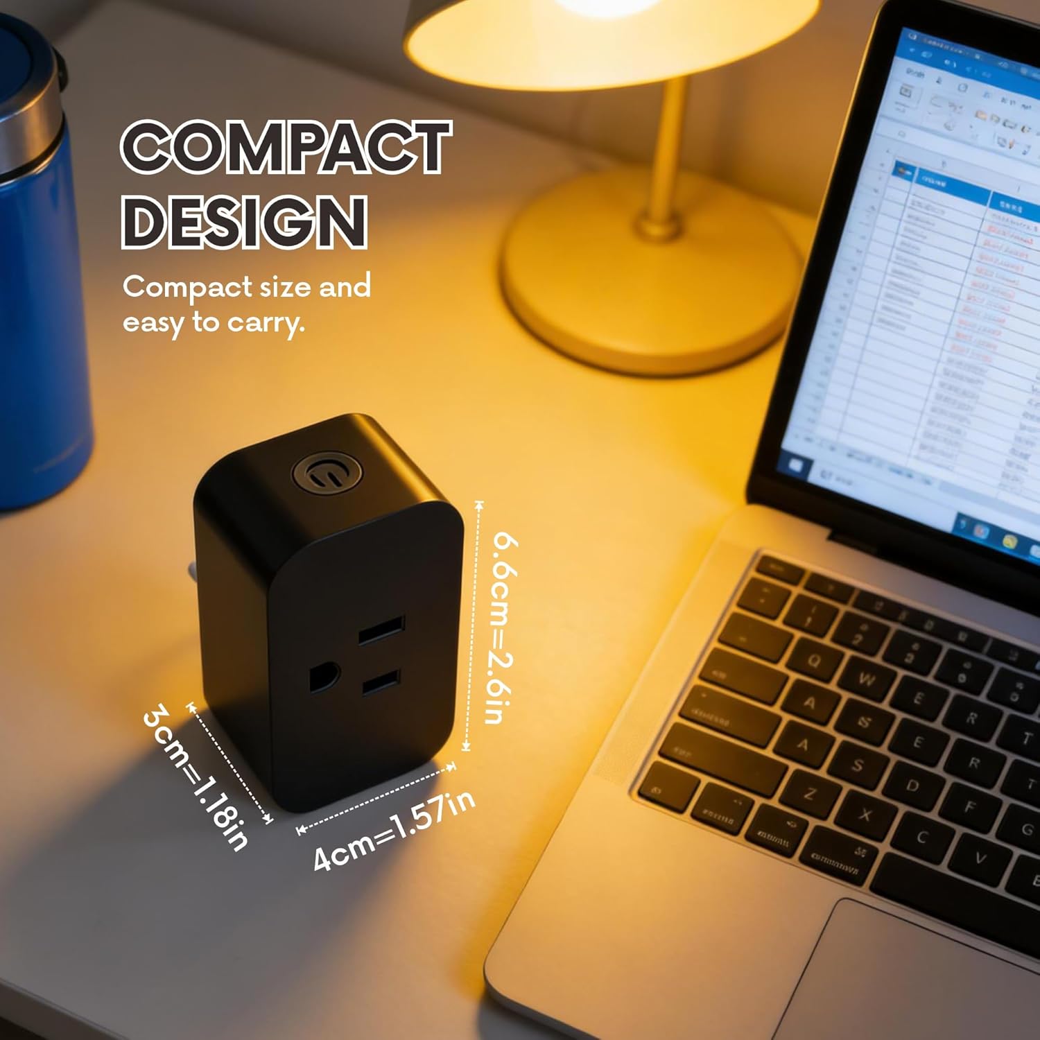 BXST WiFi Smart Plug 15A 1800W, Smart Outlet with Timer & Countdown, Voice Control with Alexa & Google Home, 2.4GHz WiFi Socket for Home Appliances, No Hub Required, CE FCC Listed, 1 Pack, Black - Image 6