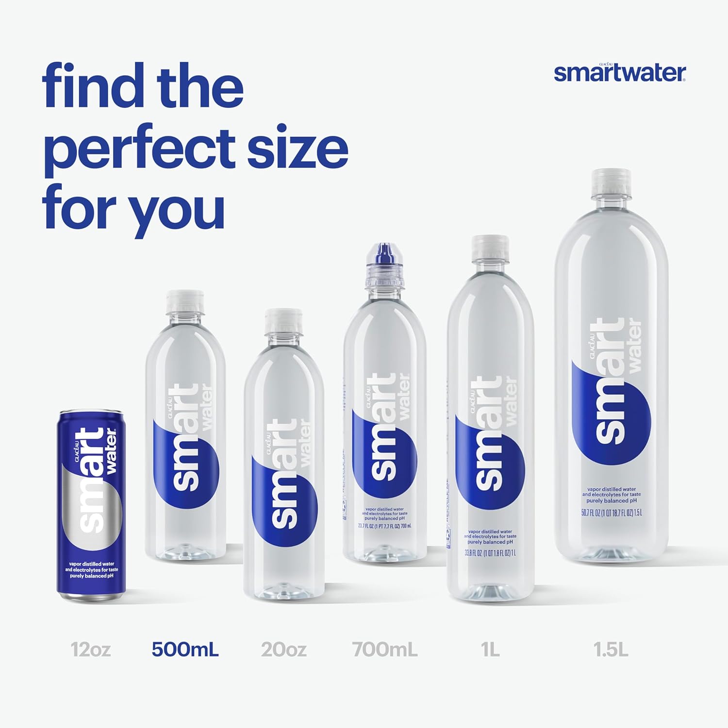 Smartwater vapor distilled premium water , 16.9 Fl Oz (pack of 6) - Image 6